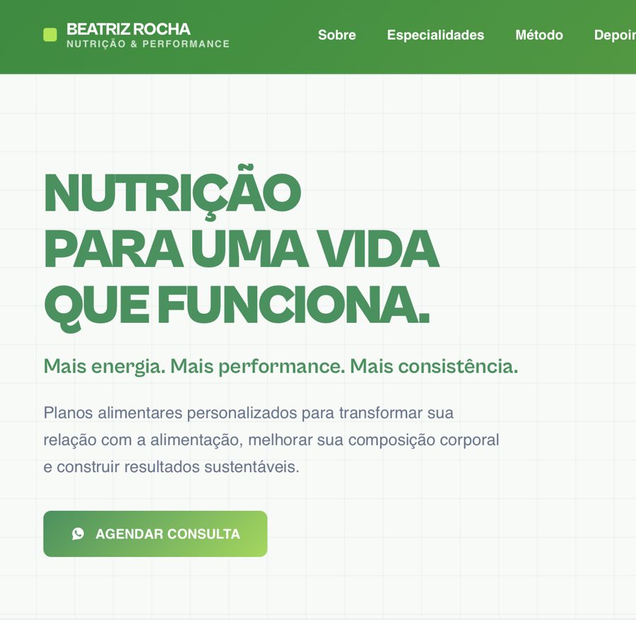 Sites & Link in Bio — trabalho